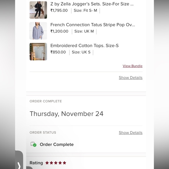 Z by Zella Jogger’s Sets. Size-For Size kindly check the measurement - Picture 13 of 13